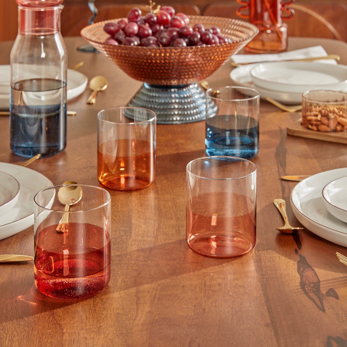 Secret de Gourmet Homy Waterglazen - Set van 4 stuks - 35cl - Multi