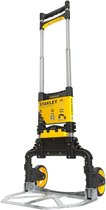 Stanley Opvouwbare Steekwagen SXWTD-FT501 - Max. 60KG - Met Krathouder - Lichtgewicht Aluminium - 40 x 41 x 100 CM - Zwart/Geel