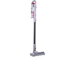 Dirt Devil 2-in-1 Steelstofzuiger en Kruimeldief DD9006 - Stofzuiger Draadloos met 260 W Vermogen – 0,5 L Behuizing – Lichtgewicht 2KG – Zakloos en Inclusief Accessoires - Wit/Rood