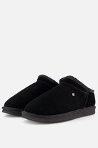 Warmbat Conner Suede Heren Sloffen - Zwart