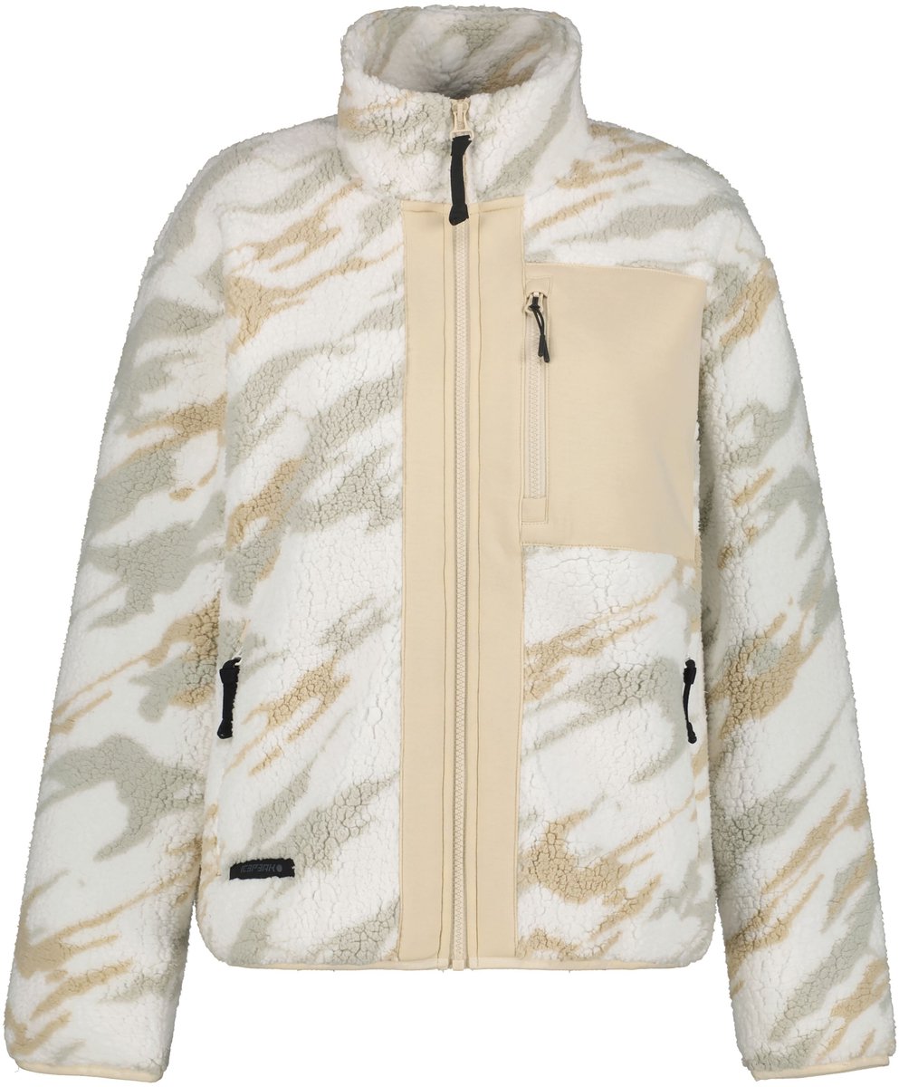 ICEPEAK amory Fleece sweater met rits dames Wit