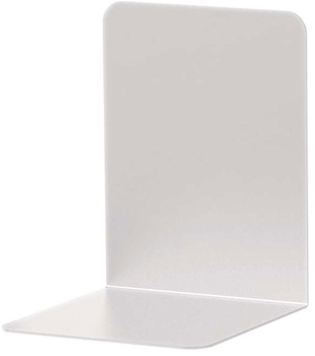 Maul Boekensteunen aluminium 10 x 10 x 13 cm zilver