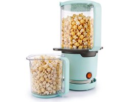 Anaví Popcorn Machine - Popcornmaker zonder Olie - Klaar in 2 Minuten - Ingebouwde Eetkom - Compact en Makkelijk Schoon te Maken