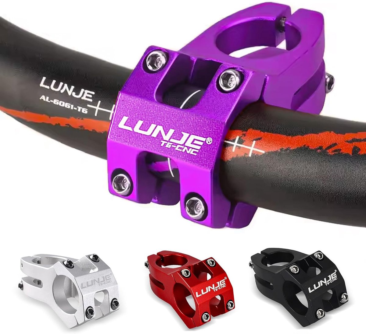 Mountainbike stuurpen Duurzame lichtgewicht aluminium fietsstuurpen De stuurpen is geschikt voor de meeste fietsen - ShopVlot
