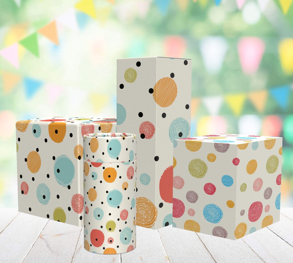 Cadeau inpakpapier Verjaardag Alle gelegenheden 6 vellen 2 van elke ontwerpen 10 cadeaukaarten voor cadeautjes Kids - ShopVlot