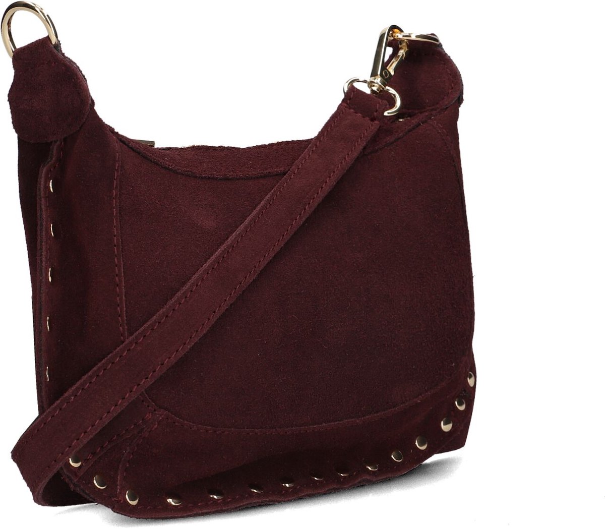 Notre-V Monica Schoudertassen Dames - Bordeaux - Maat ONESIZE