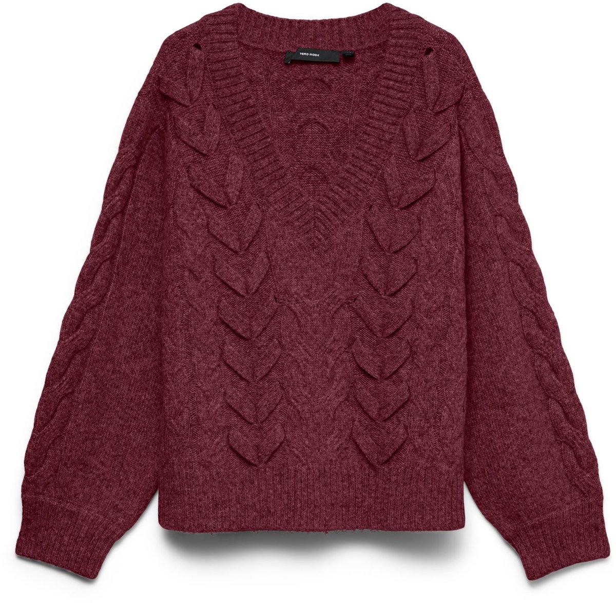 VERO MODA - VMMARLA LS V-NECK PULLOVER BOO - Dames - Gebreide truien