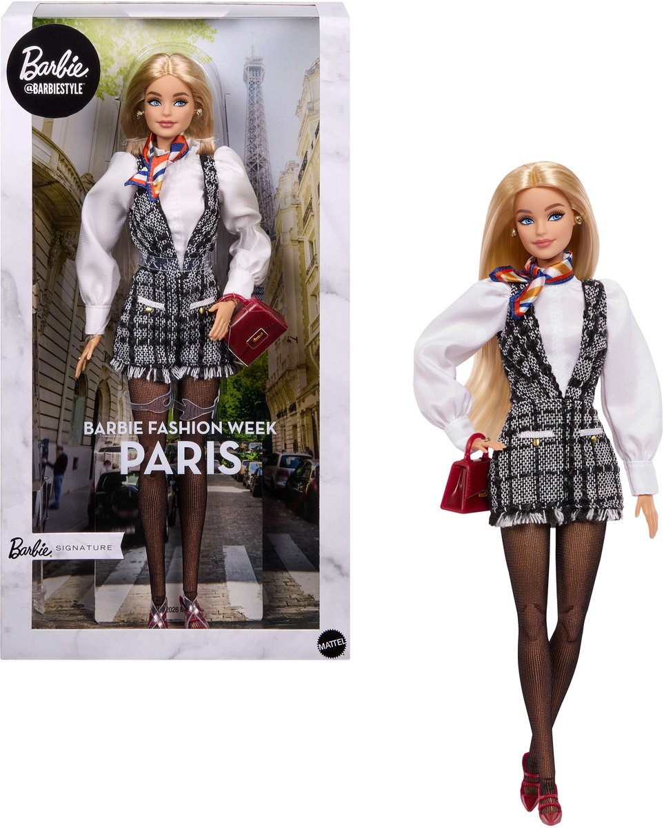 Barbie Bstyle Fashion Week Paris Pop Grijs Kinderen