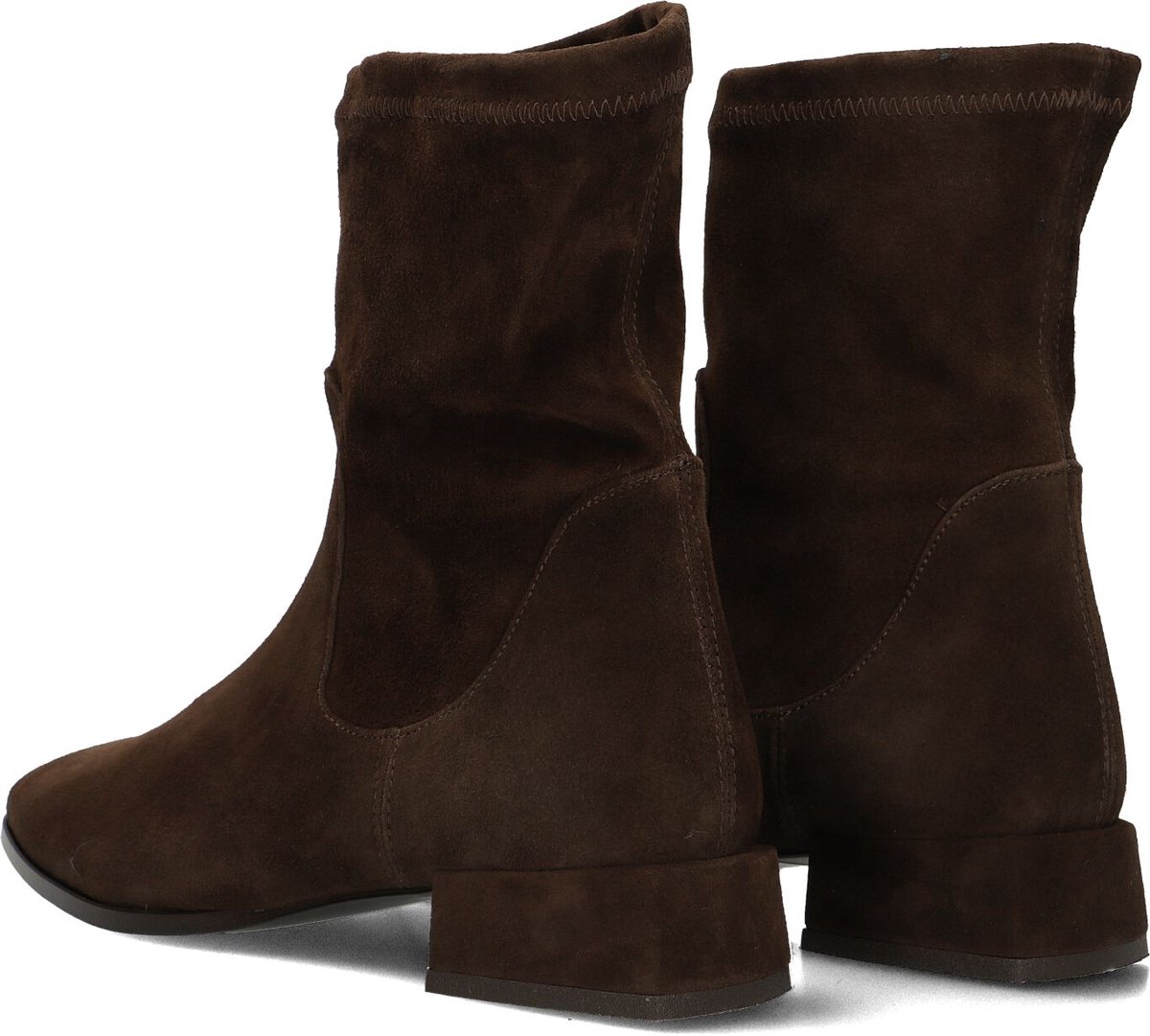 Notre-V 25150 Enkellaarsjes Dames - Bruin - Maat 43