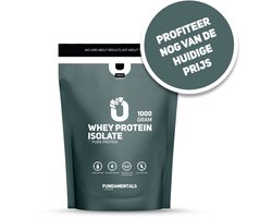 DA Fundamentals Whey Protein Isolate - Protein shake - Eiwitpoeder - Lactose vrij - Vrij van kleur/smaak stoffen - 1000g