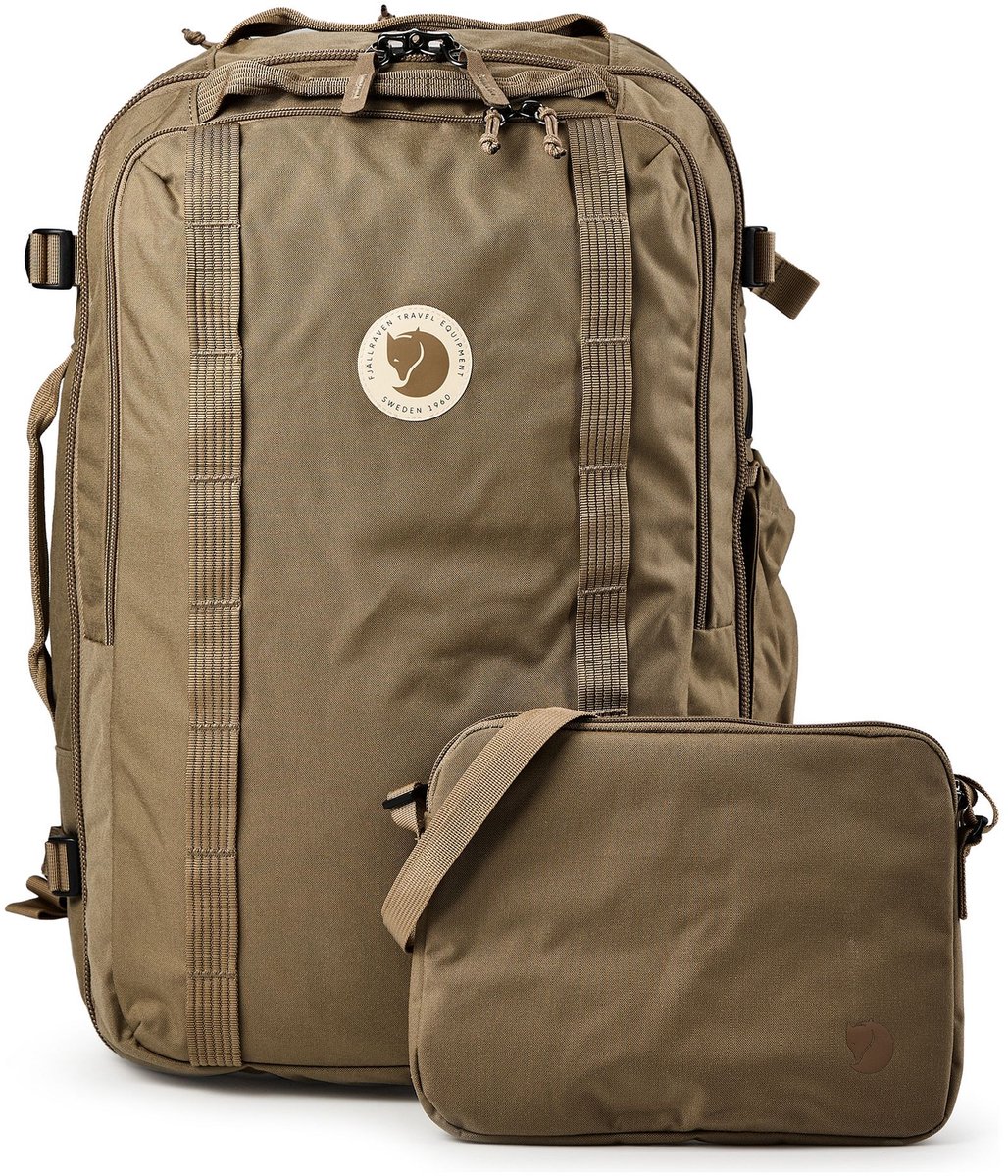 Fjällräven vrijetijdsrugzak rugzak met laptopvak Färden Carry-On Pack 42L Clay Taupe