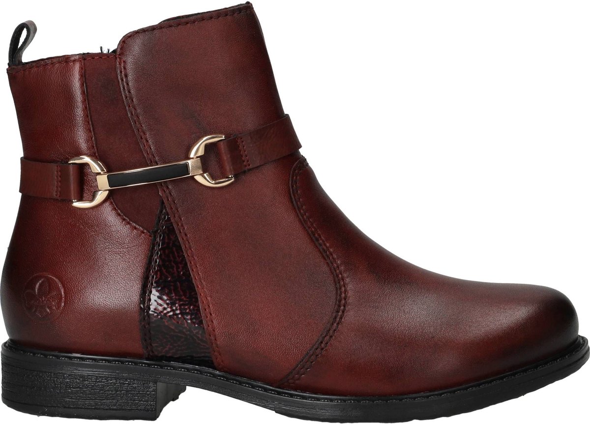 Rieker Enkellaarsjes - Dames - Rood - Maat:39