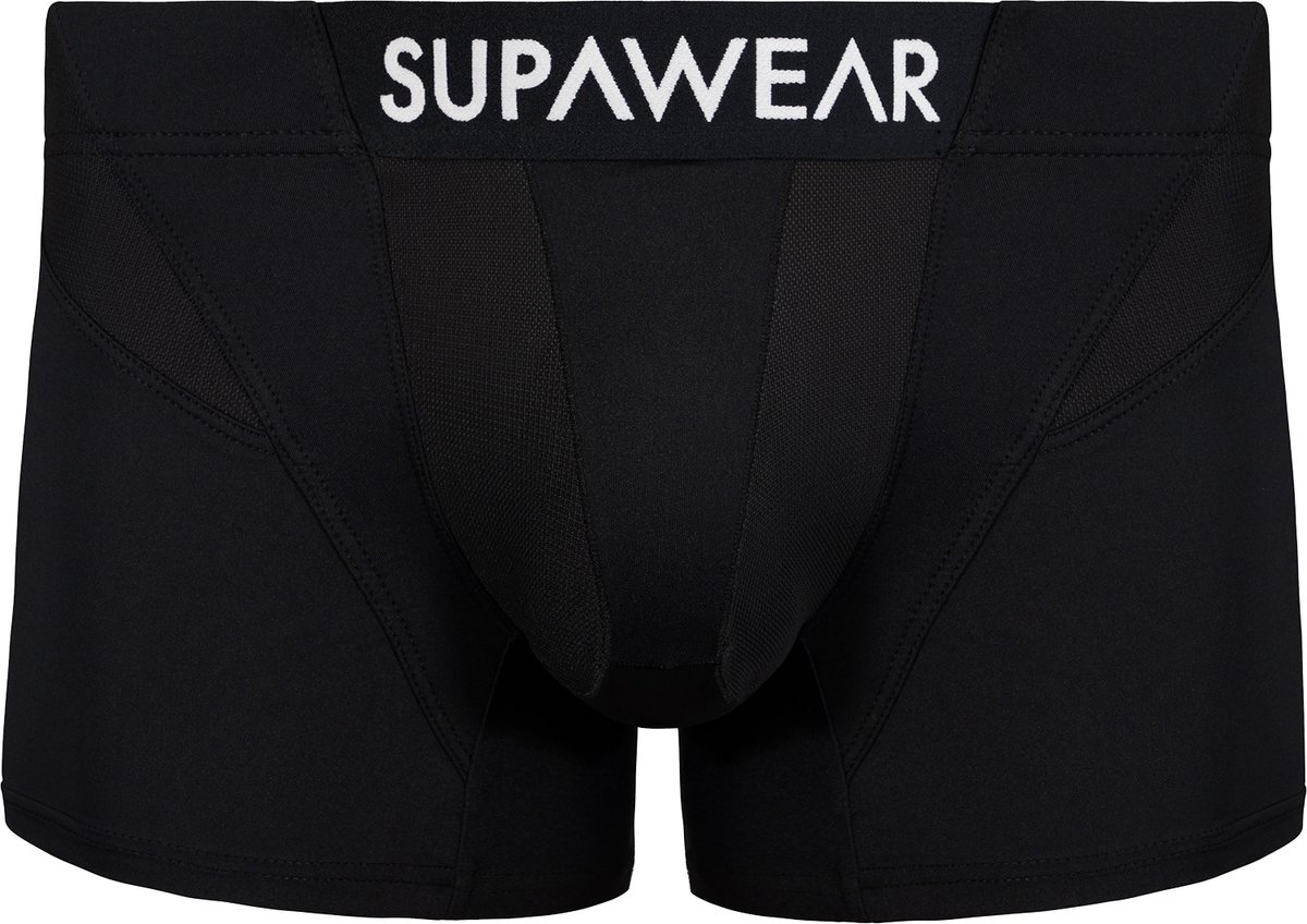 SUPAWEAR Vortex Trunk Black - MAAT XL - Heren Ondergoed - Boxershort voor Man - Mannen Boxershort