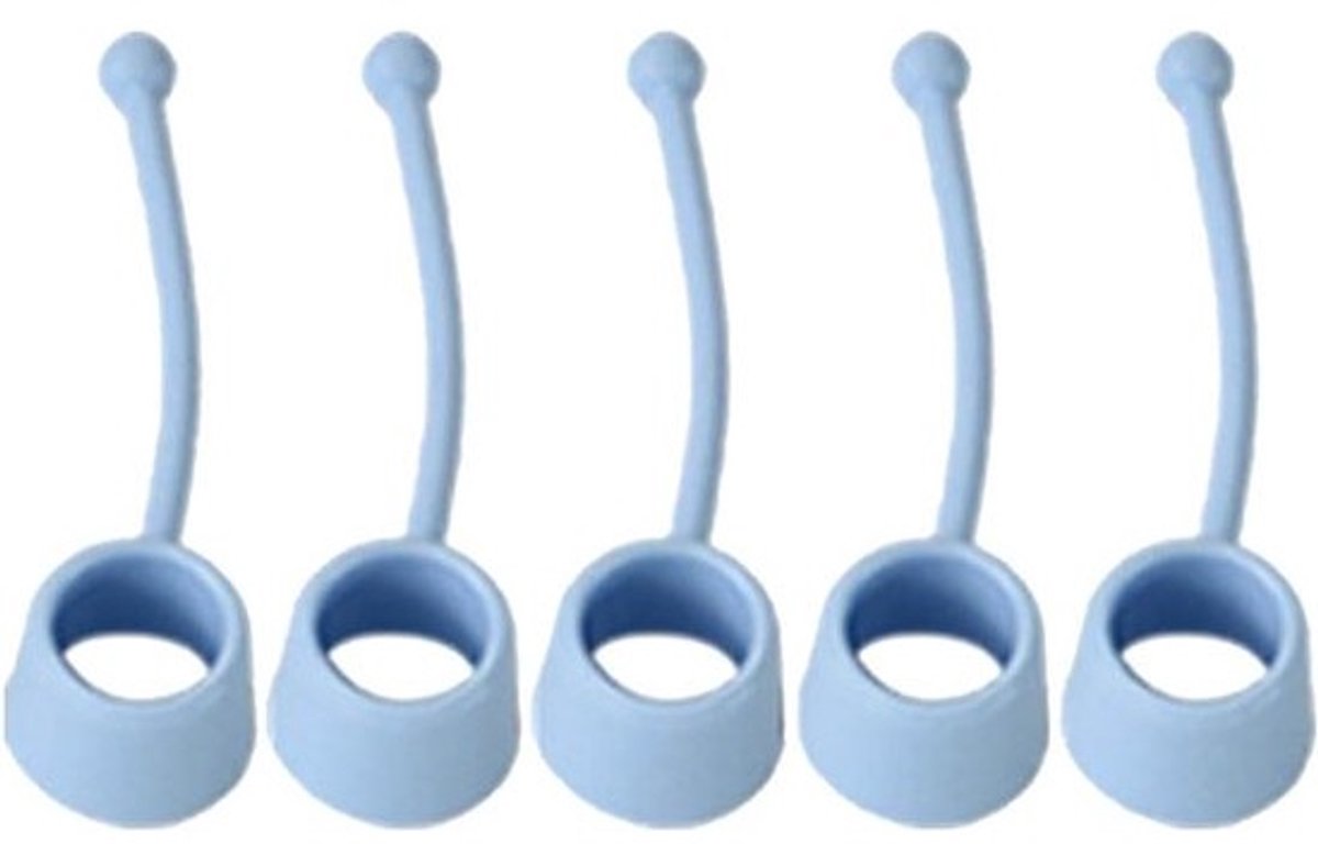 Vingerversterker - Handtrainer Gripversterker - Kracht Opbouwen - Verschillende Weerstanden - 5 stuks - Meerkleurig