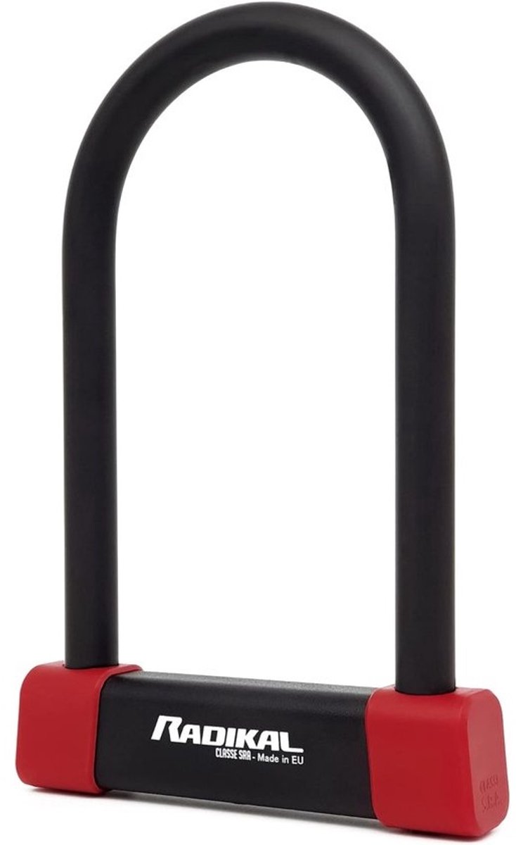 Beugelslot Motor - Diefstalbeveiliging Scooter - Hoge Beveiliging - SRA Klasse 18 - 120x220 mm - Zwart Rood