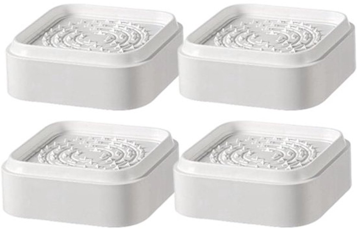 Meubelverhogers - Poten Verhogers - Meubels Verhogen - Antislip Stabiliteit - 4 Stuks - Zwart