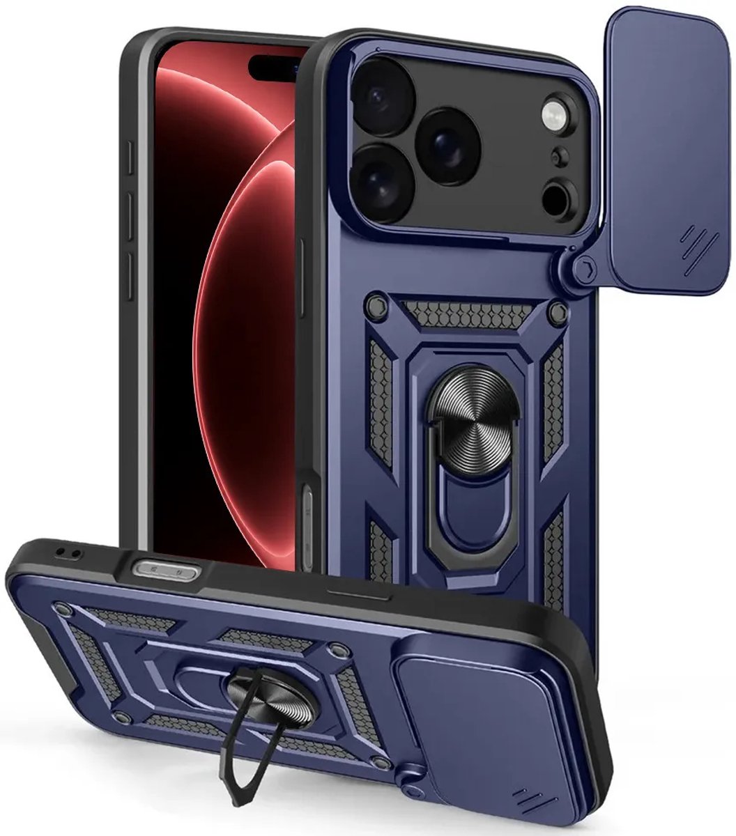 Techsuit - CamShield Series - iPhone 18 Pro / iPhone 17 Pro - Blue