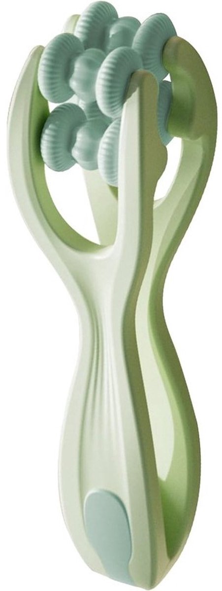 Handmassagerol - Vingerroller Massage - Handen Ontspannen - Dubbel Roller Ontwerp - 14 x 3.6 x 3.6 cm - Grijs