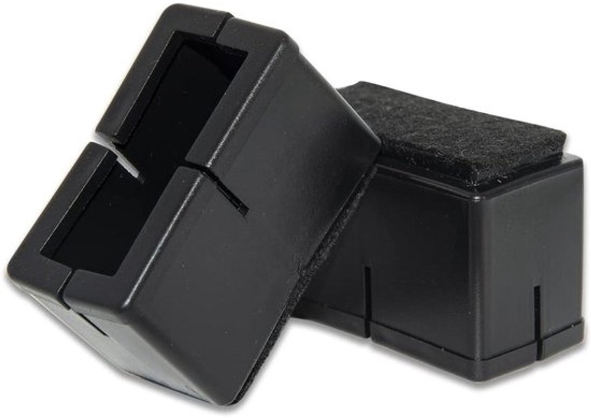 Stoel Beendop - Meubelhoes Viltpad - Vloer Beschermen - Antislip Anti-kras - 8 Stuks - Zwart