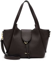 Tamaris schoudertas Manuela Cityshopper Brown donkerbruin