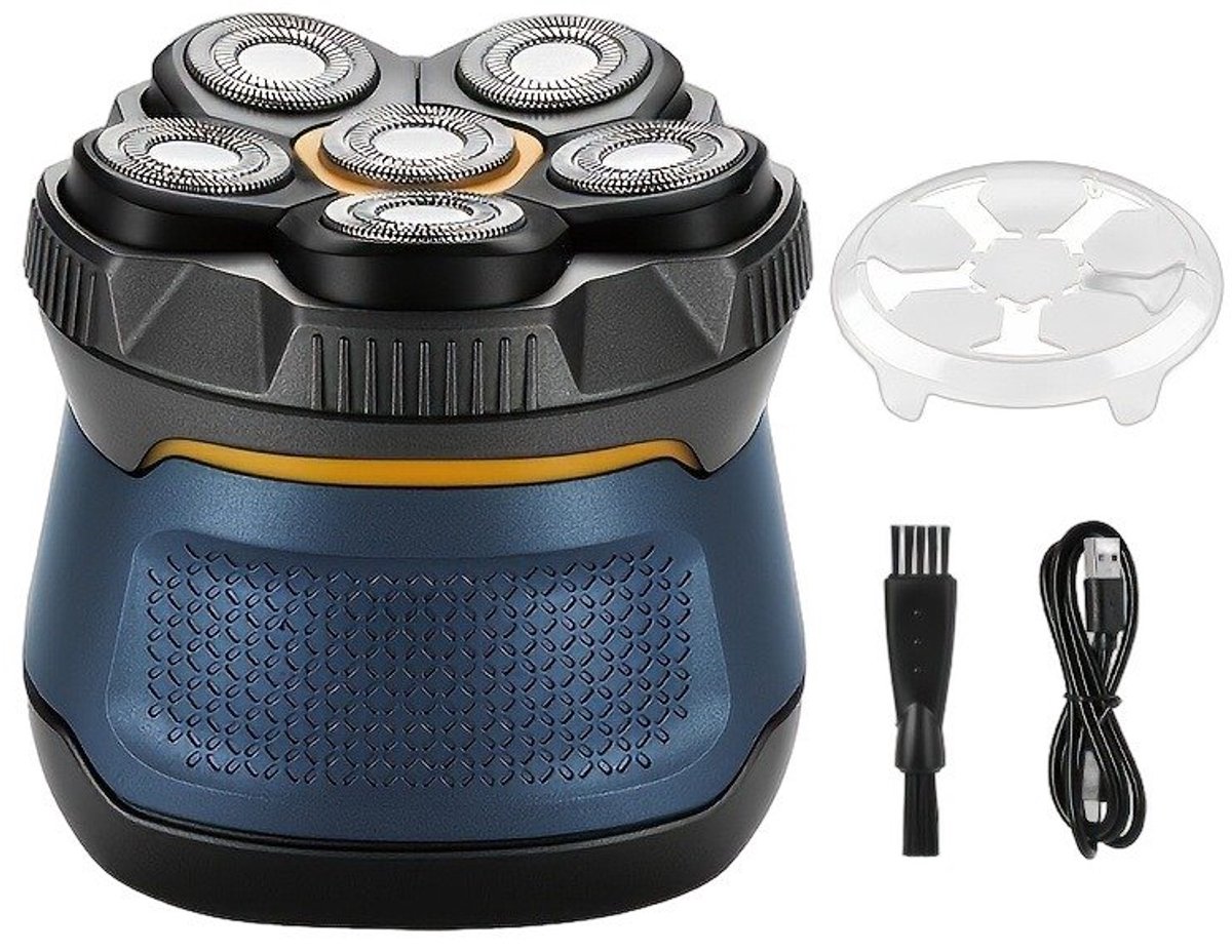 Currero Foil Shaver - Scheerapparaat Mannen - Hoofd Scheerapparaat - Head Shaver - Tondeuse met Trimmer - Lichaam en Baard - Oplaadbaar