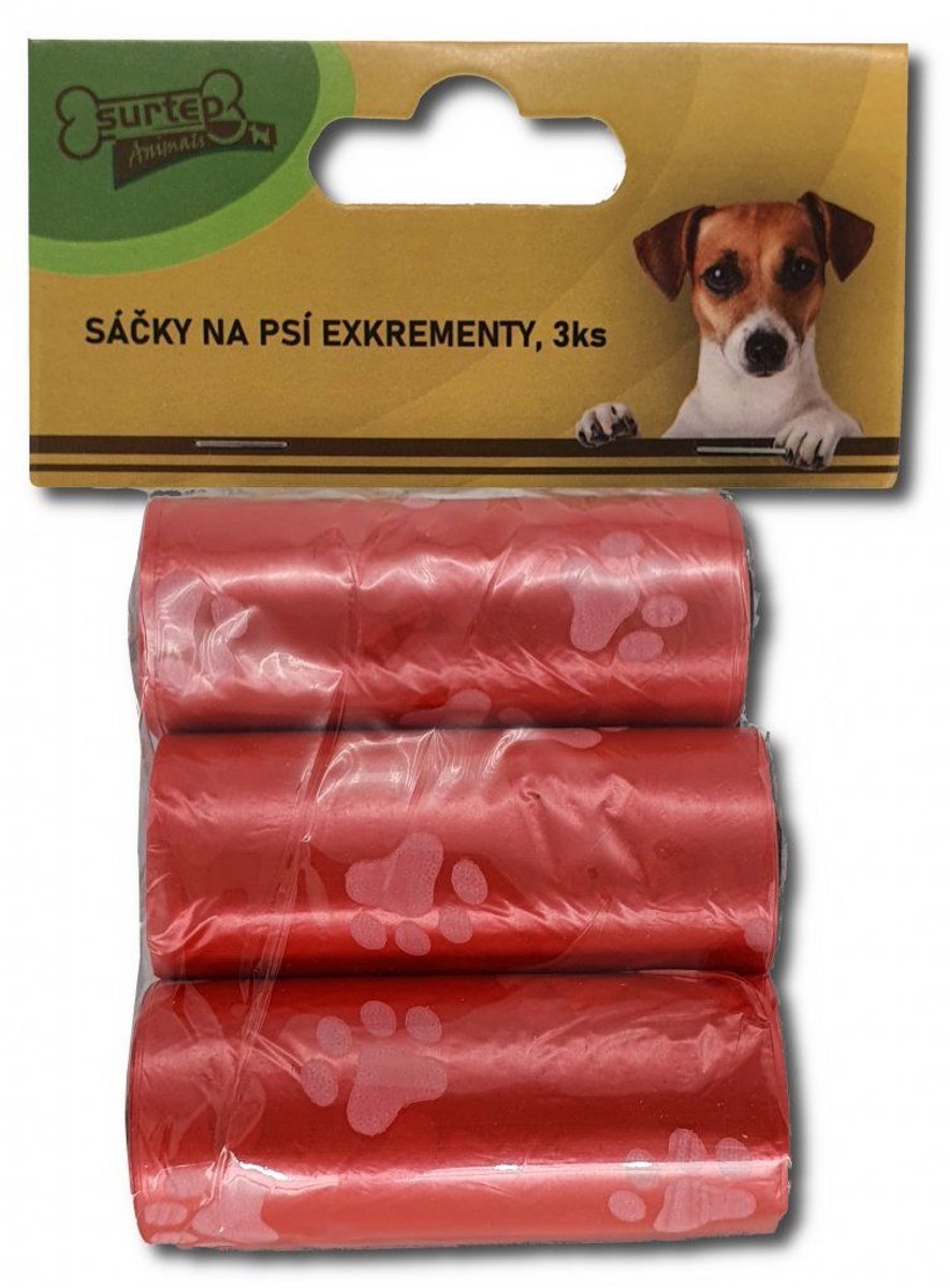 Surtep Animals hondenpoepzakjes met print, 9 rollen, mix kleuren
