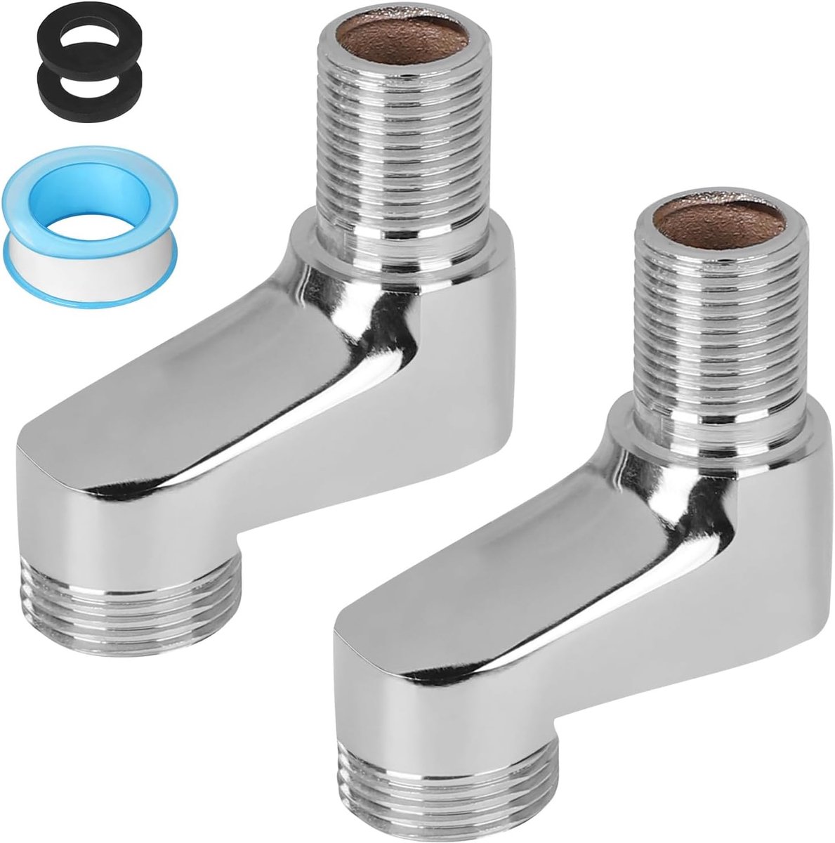Faucet adapter G1/2 naar G3/4 - verstelbaar 75-225 mm - massief messing - ideaal voor badkuipen - ShopVlot