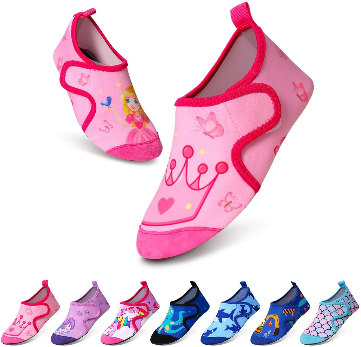 Tolaler Waterschoenen voor kinderen, meisjes en jongens, strandschoenen voor kinderen, dikke zool, antislip - ShopVlot