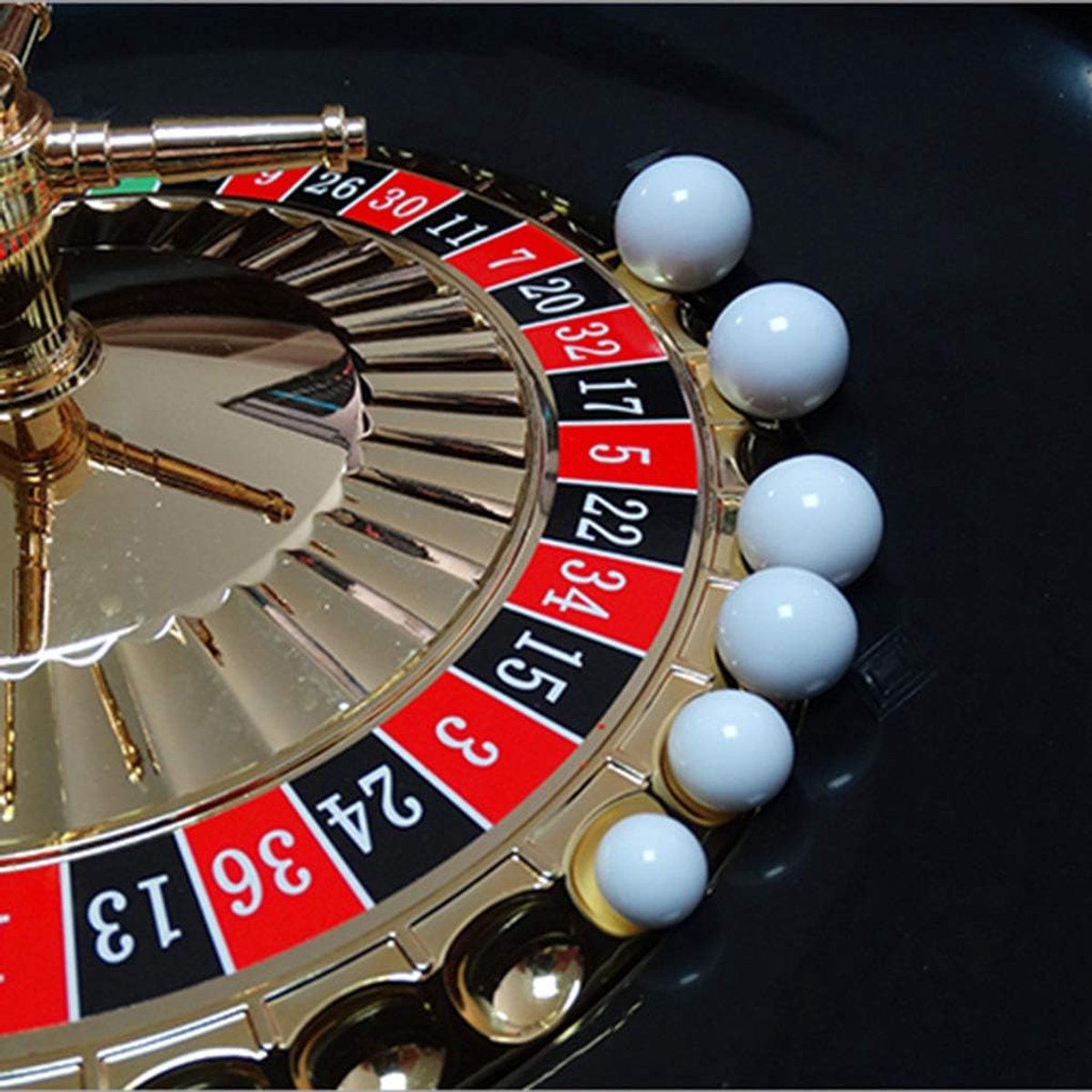 5pcs Russian roulette ball Casino Roulette game replacement ball Acrylic White Ball 12/14/16/18/20/22mm - ShopVlot