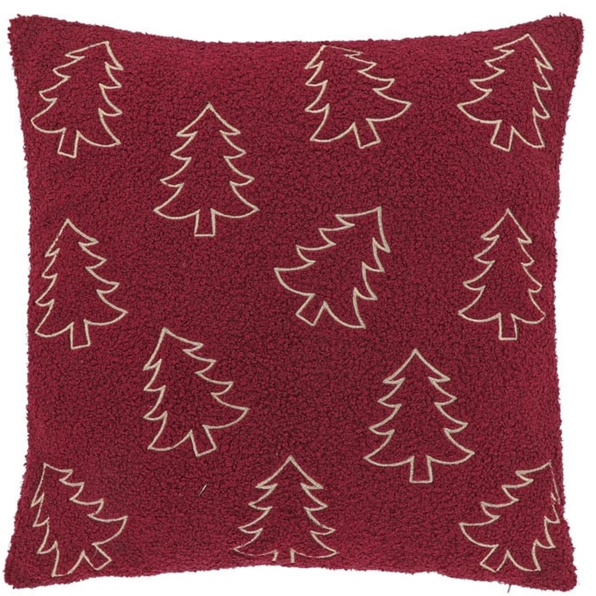 Unique Living Sierkussen Millie - 45x45cm - Rood