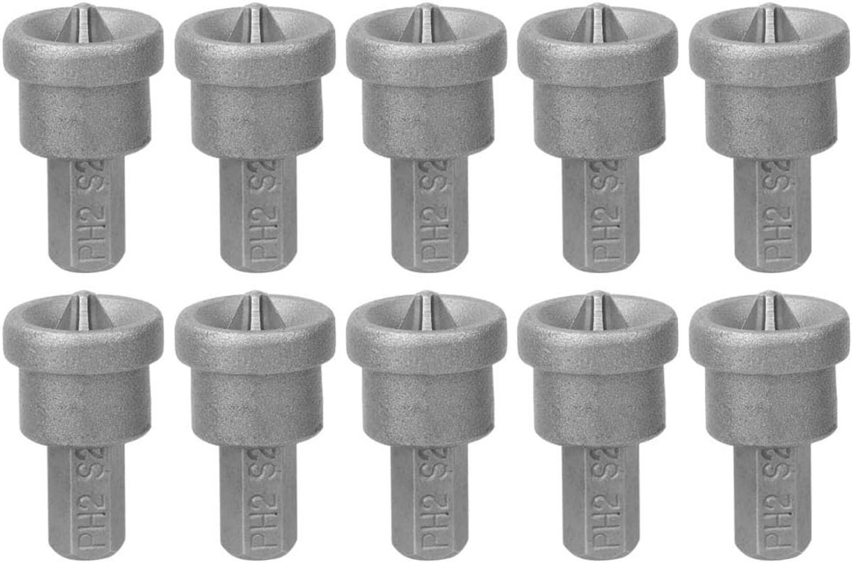 Drywall Dimpler Bits, 10-Piece Drywall Dimpler Bit, Drywall Depth Stroke, Magnetic PH2 Bits for Drywall Screws, Depth - ShopVlot