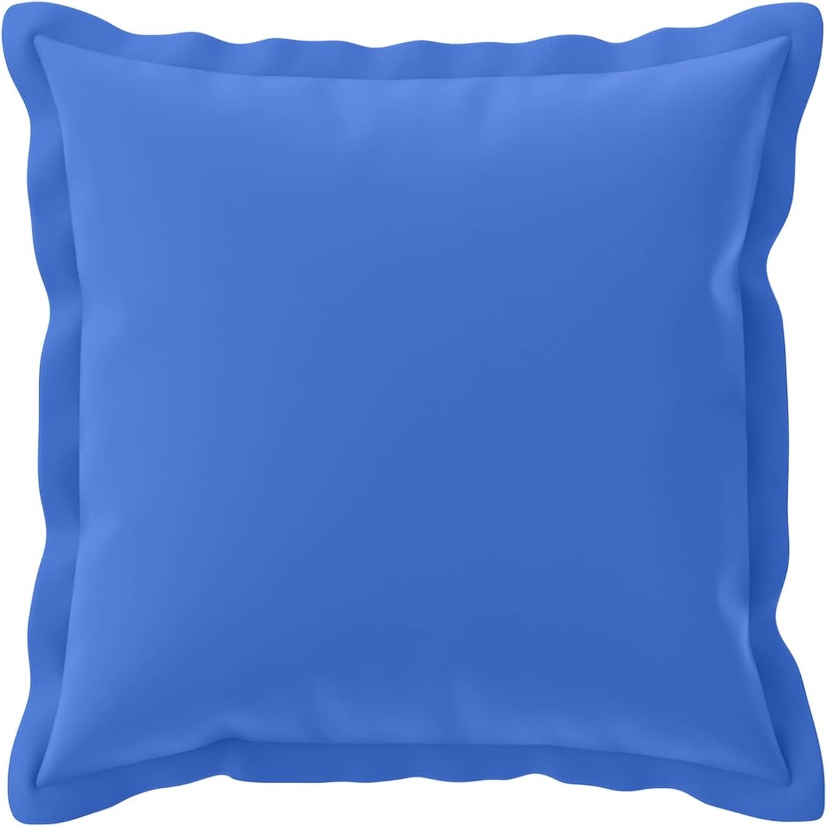 Kussensloop, 6-delig, hout, koningsblauw, 30 x 30 cm, polyester
