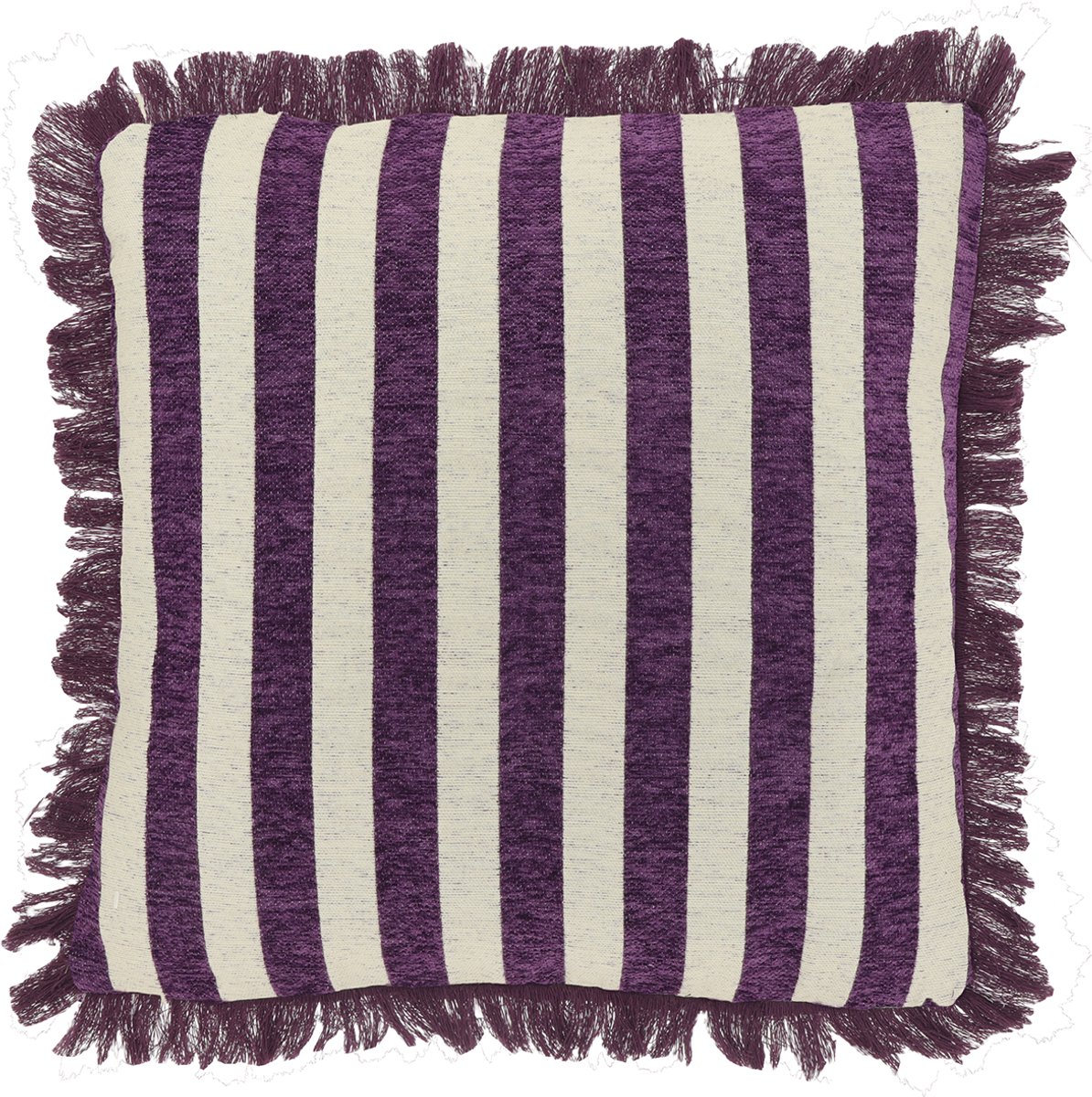 Unique Living Sierkussen Tess 45x45cm - Dark Purple Paars