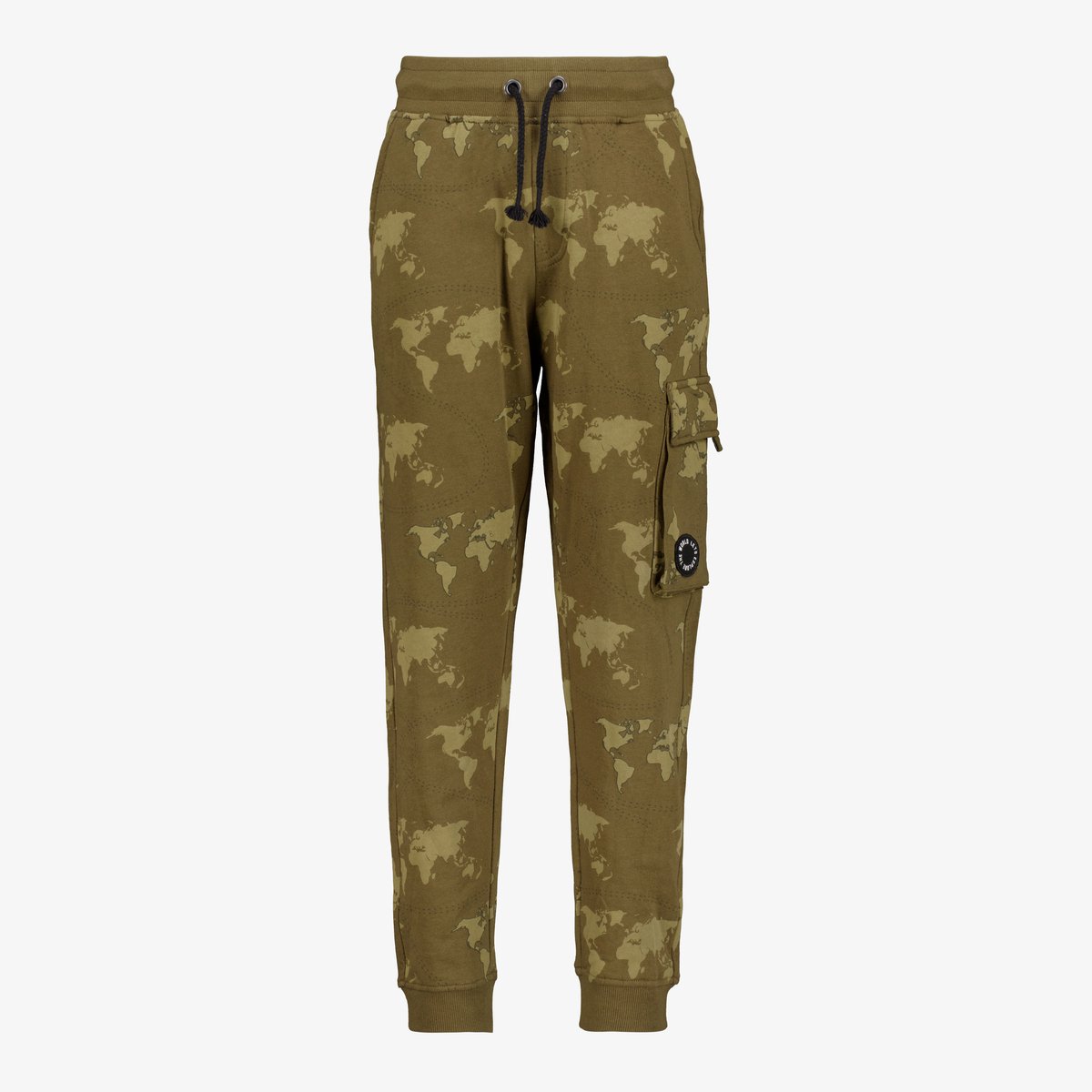 Unsigned jongens cargo joggingbroek olijfgroen - Maat 158/164 - Sweatpants