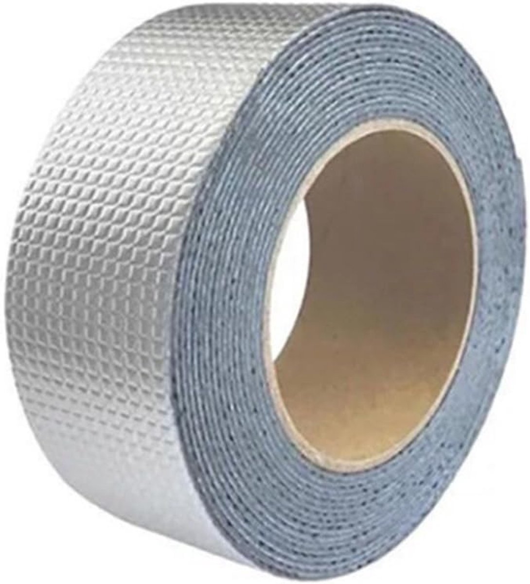 Waterdichte Butyl Tape voor Sealing, Zelfklevende Tape voor Douche, Daklekkage en Scheuren, Ideaal voor Raam- en Pijpverbindingen (5cm x 5m)