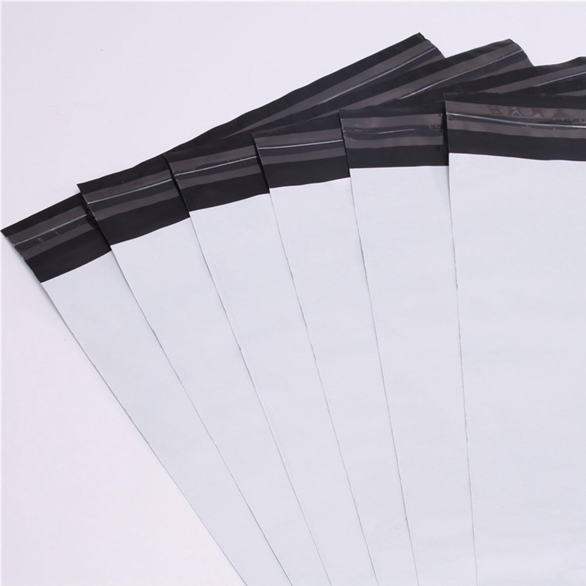 100 Stuks Opaque Verzendingstassen van Folie - Plastic Verzendzakken voor Bescherming en Veiligheid, 55 x 75 cm
