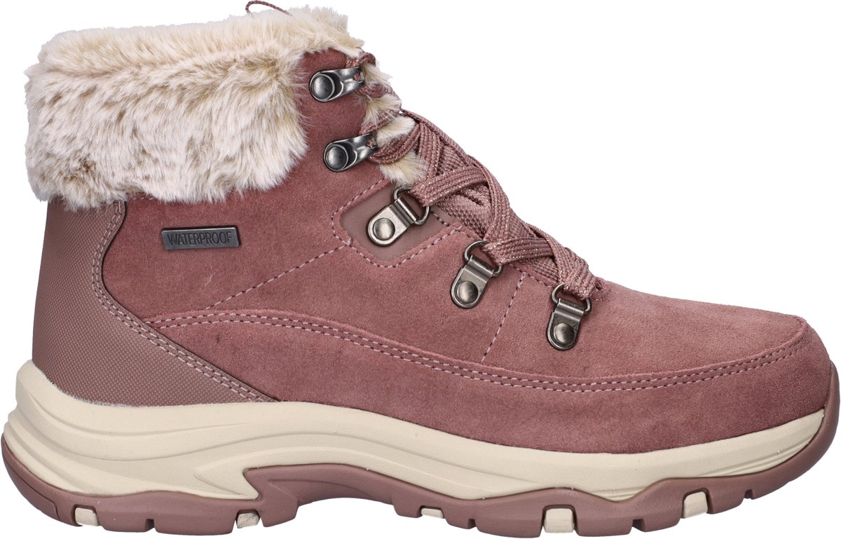 Skechers Trego dames veterboot - Oudroze - Maat 36