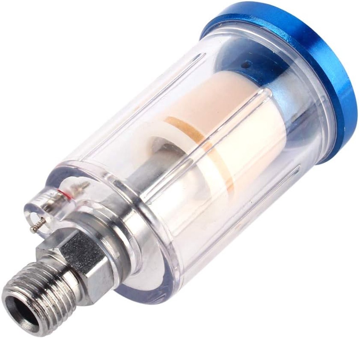 Spray Gun Filter, HVLP Gravity Feed Spray Gun Auto Primer Sheet Metal Air Regulator Filter, 1/4" in line Paint Gun Oil - ShopVlot