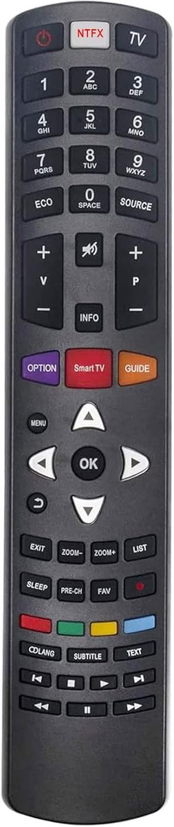 ALLIMITY RC311 FUI1 remote control Replacement for Thomson TCL 4K TV U50S7806S U55C6916 U55S6806S U55S7906 U58S7806S - ShopVlot