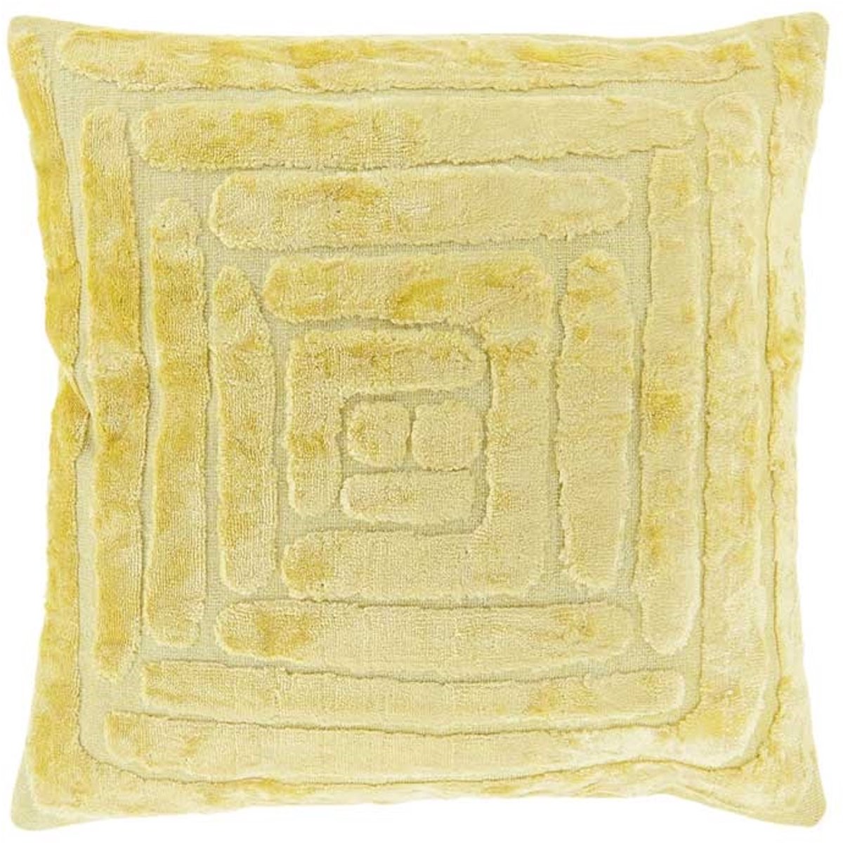 Unique Living Sierkussen Vespa Lemon Yellow -45x45cm Geel