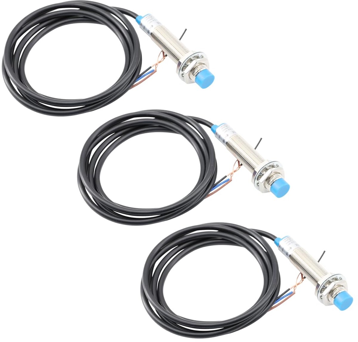 M12 LJ12 A3-4-Z/BX Inductieve Naderingssensor DC6-36V Hoge Gevoeligheid Naderingsschakelaar NPN NO 3-Draads 0-4 mm - ShopVlot