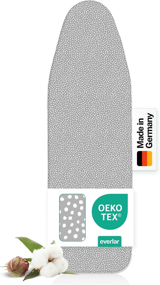 Premium Ironing Board Cover 150 x 50 (XXL) Made in Germany OEKOTEX100 Ironing Board Cover with Comfort Lining Ironing - ShopVlot