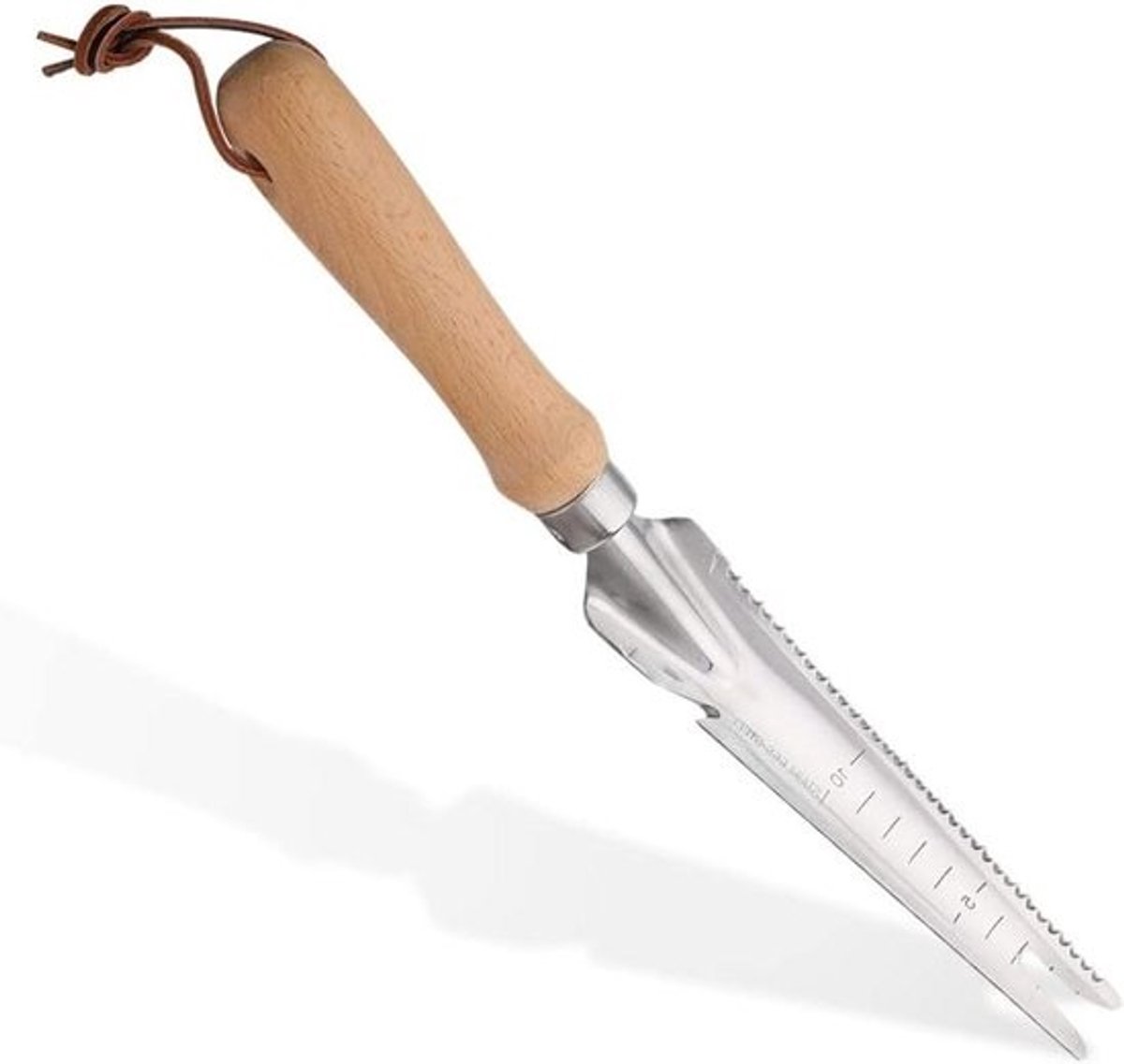 Handmatige onkruidtrekker - Onkruidverwijderaar voor tuin - Onkruid wieden - Ergonomisch houten handvat - 33 cm - Niet gespecificeerd