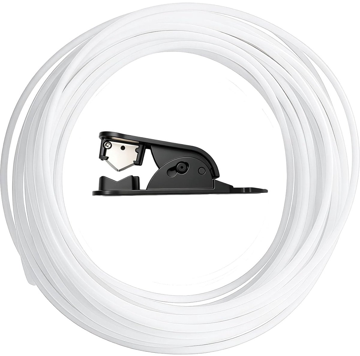10m PTFE Hose with Cutter, 0.3cm ID×4mm OD PTFE Tube, Teflon Hose for 1.8mm 3D Printer Filament, for Bambu Lab A1/A1 - ShopVlot