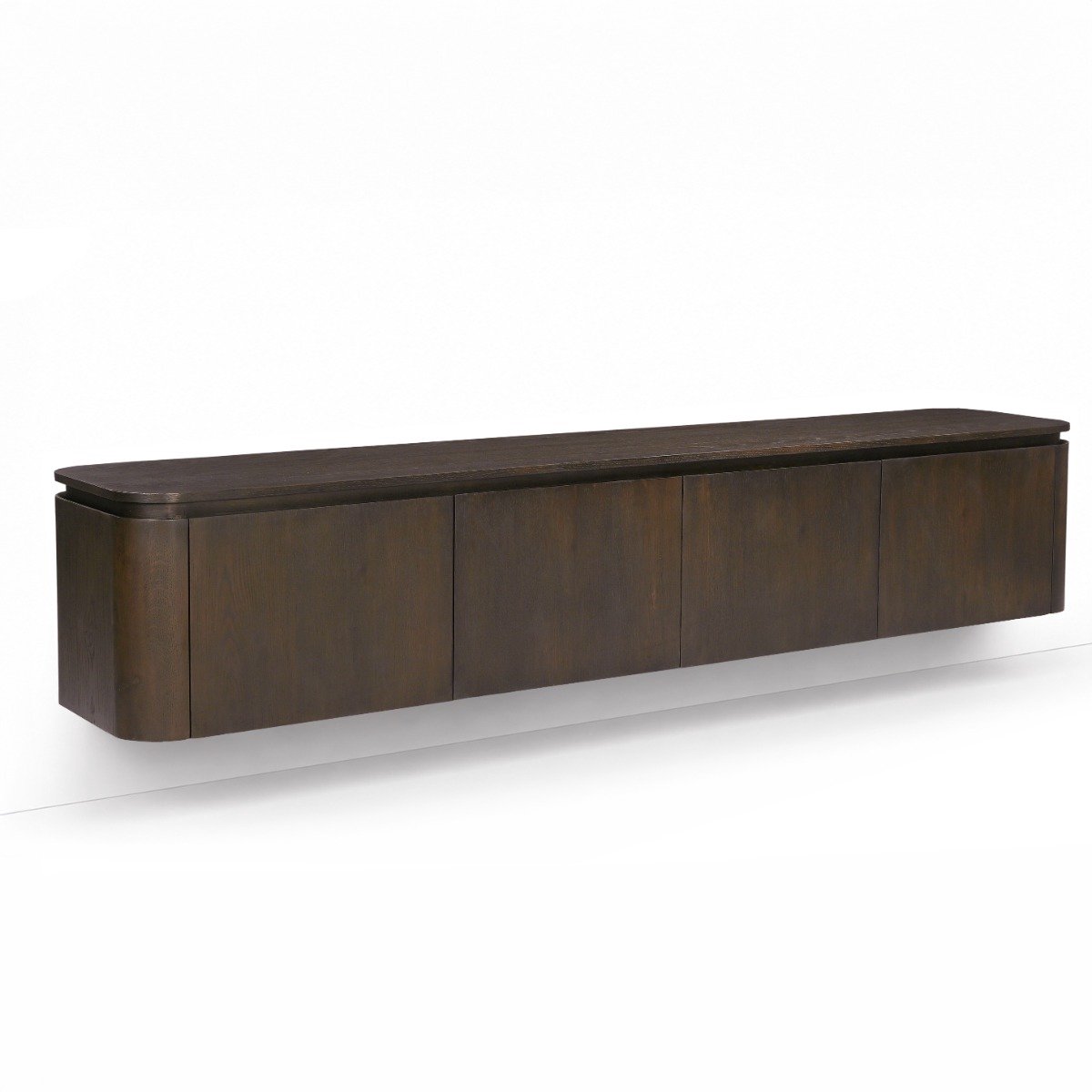 Livingfurn TV-Meubel Rivano Basalt - 40x220x40/45cm Bruin