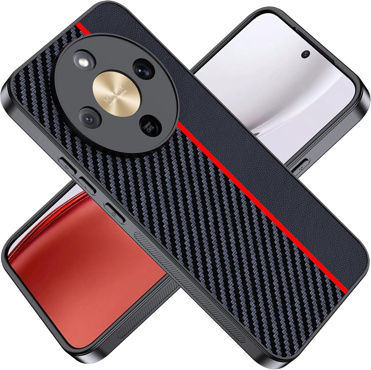Tieeyivv Honor Magic 8 Lite Case, Camera Protection Full Body Case Extra Thin Shockproof Anti-Scratch Protective Case - ShopVlot