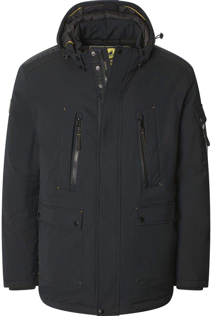 Jan Vanderstorm herren Functioneel Jack XL – Plus Zwart