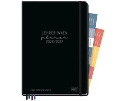 Häfft Black Edition docentenplanner, A4+, hardcover, aug 2026-juli 2027