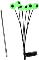 Halloween Decoratie - Oogbal Solar Tuinverlichting - Groen - Outdoor - Buitenverlichting - Lampjes - Verlichting