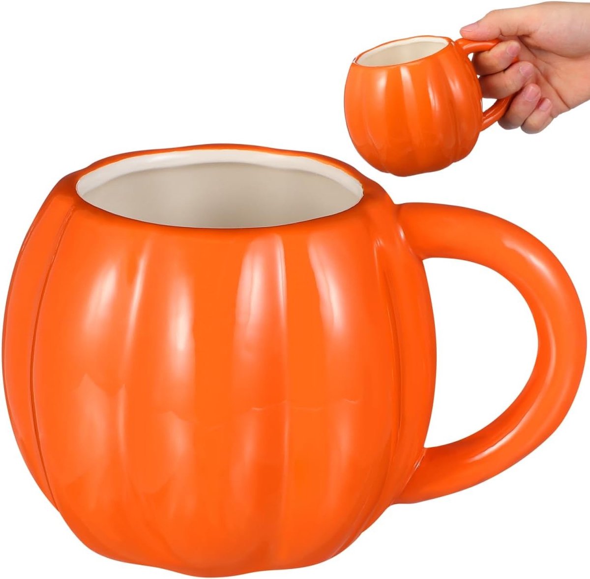 Halloween Mok Pompoen Keramisch Koffiekopje voor Feestdagen, Themafeest en Herfst Festival Cadeau